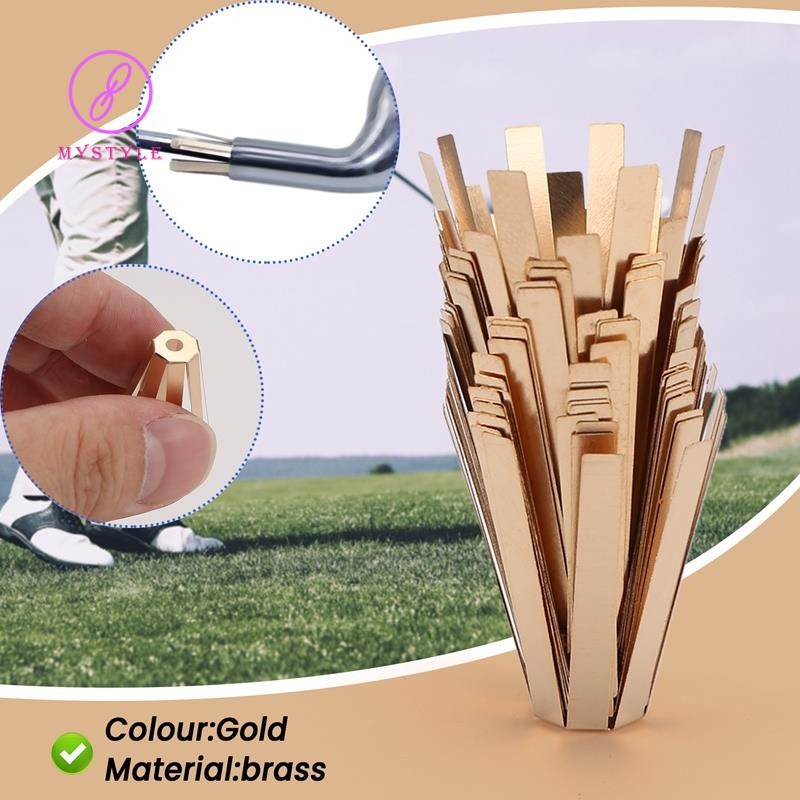 20 Chiếc Miếng Đệm Trục Câu Lạc Bộ Golf Brass Adapter Cho Trục Golf Shim Adapter