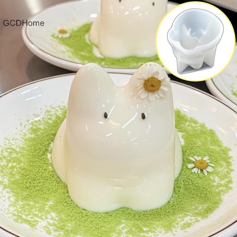 Gcdhome Nằm Rồng Sữa Pudding Khuôn Silicon Custard Khuôn Hoạt Hình Dễ Thương Bánh Thạch Khuôn Trang Trí Bánh Dụng Cụ Nướng Bánh HOT