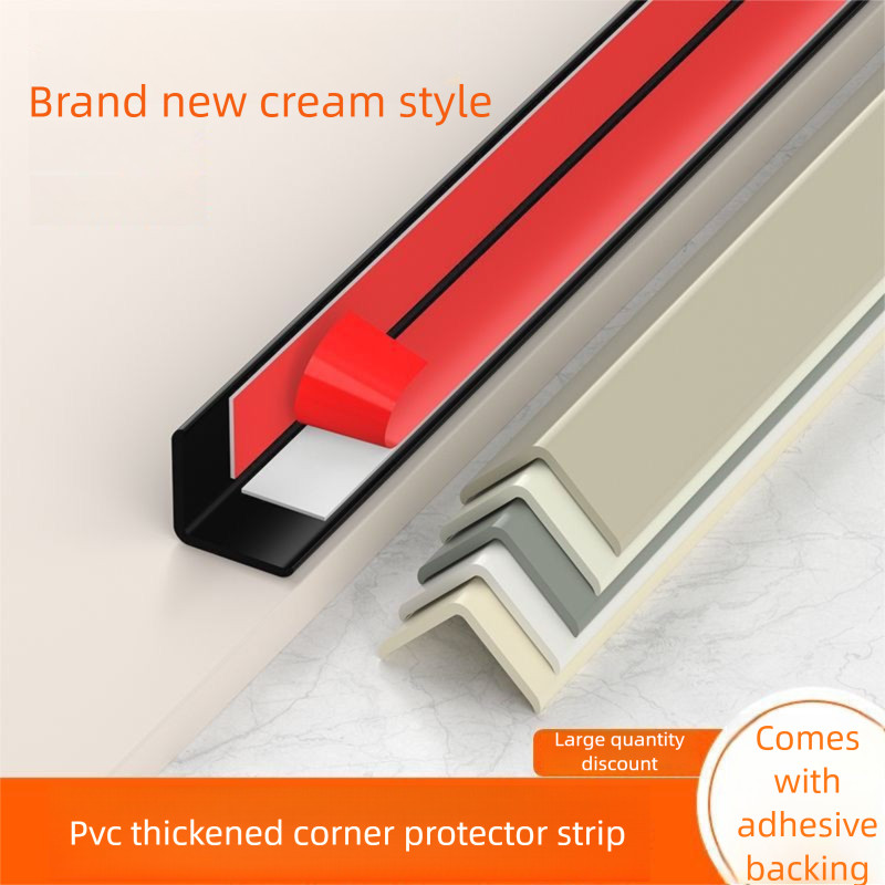 Dải bảo vệ góc PVC rộng 17mm Dải bảo vệ góc Gạch men Trang trí phòng khách Bảo vệ góc tường Dải chống va chạm Tự @