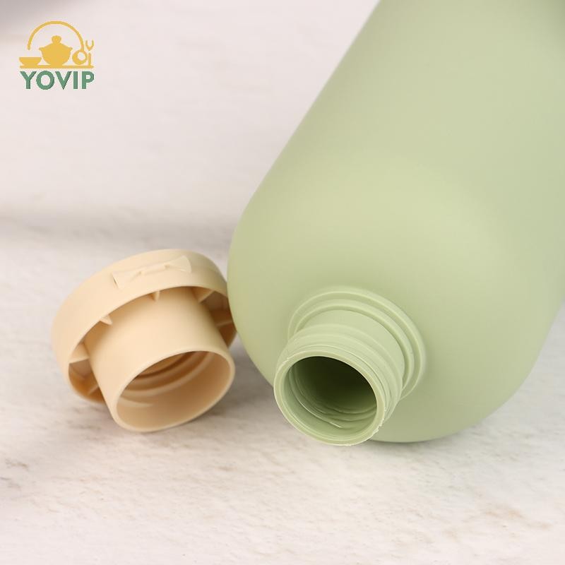 YOVIP 100ML-500ML Bơ Dầu Gội Nhựa Xanh Sữa Tắm Tạo Bọt Xà Phòng Hộp Đựng Chai Có Thể Đổ Lại Flip Lotion Chai VN