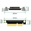 Cáp nối dài BTM NVMe sang PCIe 4X 10000 đầu cắm Kiểm tra PCBs Hiệu suất ổn định