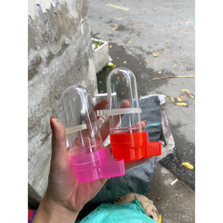 Combo 10 bình uống nước tròn cho chim chào mào, chích choè đủ màu sắc giá rẻ
