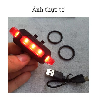 【MOTEX】Đèn Led Cảnh Báo Gắn Đuôi Xe Đạp Leo Núi Có Thể Sạc Lại Bằng Cổng Usb Đèn Xe Đạp
