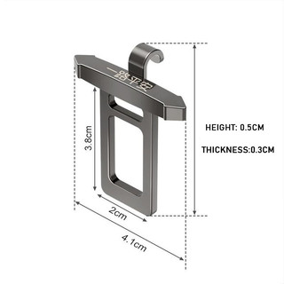 【MOTEX】Khóa dây an toàn ô tô Lắp thiết kế móc Loại bỏ âm thanh cảnh báo ô tô Chất liệu hợp kim