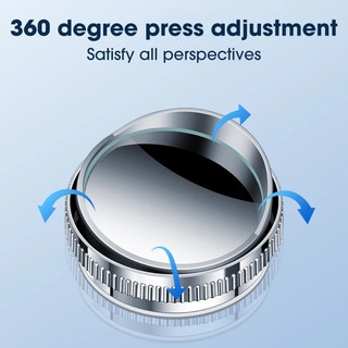 Bộ gương cầu lồi sử dụng ĐẾ HÚT gắn kính ô tô xoay 360 dộ xóa điểm mù không để lại vết keo khó tẩy