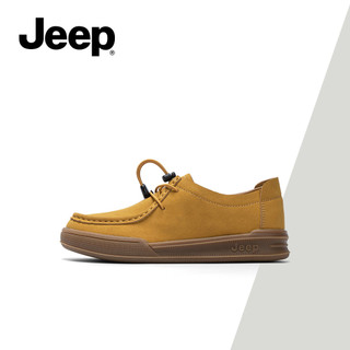 JEEP Nữ Mùa Hè Mới Bộ Sưu Tập Giày Da Phong Cách Anh, Đế Mềm Thoải Mái Retro Giày Lười Thường Ngày