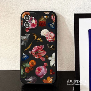 ibumpers Ốp Điện Thoại iPhone Họa Tiết Hoa Tuyệt Đẹp Cho IPhone 16 15 14 12 13 11 Pro Max IP 7 8 Plus X XS XR Ốp Lưng Silicon Mềm Chống Sốc