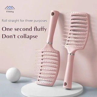 ELBBKG Detangle Bàn chải tóc nữ Lược chải tóc ướt Bàn chải Massage da đầu Lược chải tóc Dụng cụ làm tóc Dụng cụ làm tóc mới