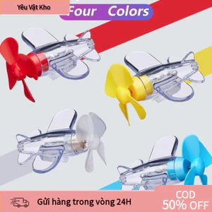 【COD】Phát điện gió Đi xe an toàn trên máy bay nhỏ Trang trí ô tô, Đèn LED máy bay Mini ECHOEDGE, với chất kết dính không