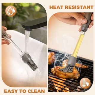 1 Gói Bàn Chải Basting Để Nấu Ăn Bàn Chải Bánh Ngọt Silicon Chịu Nhiệt Bàn Chải Thực Phẩm Bơ Sốt Dầu Để Nấu Ăn BBQ Nướng Bánh Dụng Cụ Nướng Tiện Ích Nhà Bếp Sử Dụng Ngoài Trời Tại Nhà