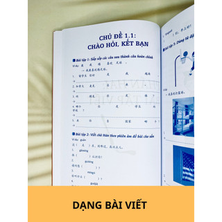 Sách- Bài tập luyện nghe nói đọc viết (HSK1-2-3)có file nghe