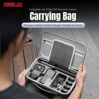 Dành cho túi đựng máy ảnh toàn cảnh DJI OSMO 360, túi đựng máy ảnh ngoài trời PU di động, phụ kiện hộp đựng máy ảnh toàn cảnh DJI 360