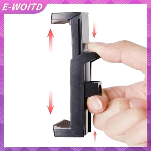 E-woitd Kẹp điện thoại đa năng cho chân máy, giá đỡ có thể thu vào, hỗ trợ quay chụp
