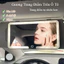 Gương Trang Điểm Trên Ô Tô Với Đèn LED 3 Chế Độ Ánh Sáng Gắn Chắn Nắng Xe Hơi, Màn hình cảm ứng tự động