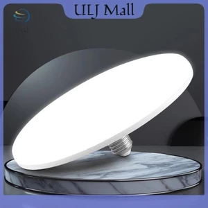 ULJ 1 bóng đèn LED 20-200W, chiếu sáng trong nhà, tiết kiệm điện, đui E27, AC 220V, cho nhà để xe