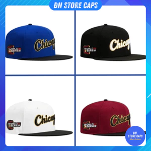Mũ sapback, nón snapback thêu CHICAGO, nón hiphop có tem đội ngược thời trang nam nữ D548