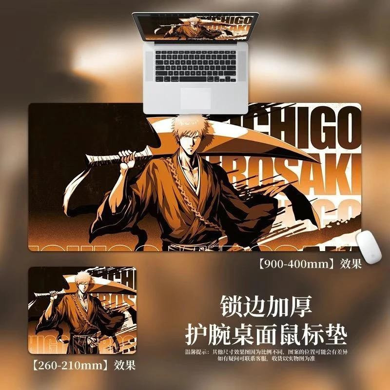 Miếng lót chuột Ichigo BLEACH | Thảm để bàn đế cao su chống trượt | Kích thước mở rộng cho game thủ Anime