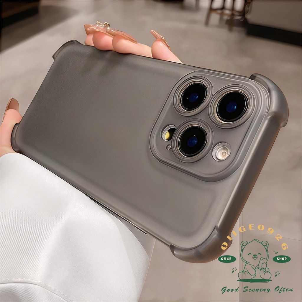 Túi khí mờ chất lỏng Vỏ điện thoại iphone16 Pro Max 15 14 13 12 11casing cho vỏ iPhone Vỏ mềm silicon TPU chống sốc