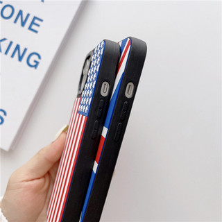 Ốp điện thoại minh họa hình cờ silicon 3D cho iPhone 17 16 15 13 14 12 11 7 8 X XR XS 17pro 17promax