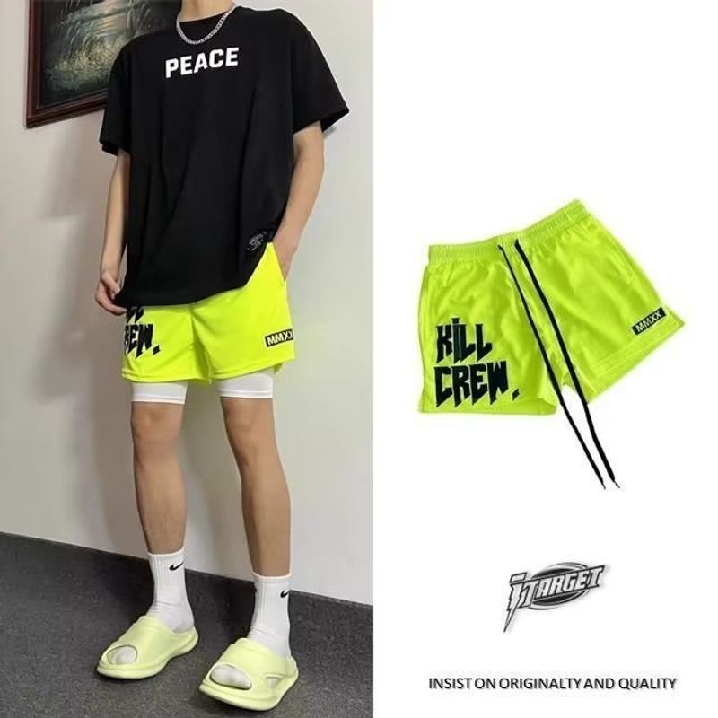 Quần short neon in đậm thời trang, phù hợp trang phục mùa hè