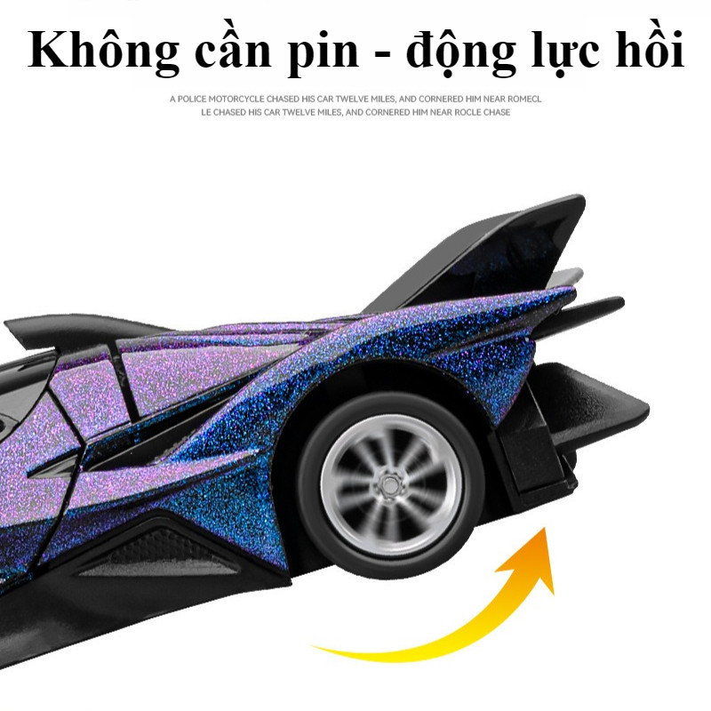 Mô hình xe Apollo Project Evo tỷ lệ 1:32,  Mô Hình đồ Chơi, Âm Thanh Analog Hiệu Ứng Ánh Sáng, Cho Bé Trai 3-15 Tuổi