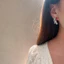 Hàn Quốc Hàn Quốc Tinh Tế Hoa Ngọc Trai Zircon Thanh Lịch Phong Cách Mới Nhẹ Bông Tai Sang Trọng Bán Buôn