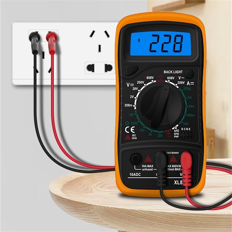 Đồng Hồ Vạn Năng Điện Tử Đo Điện Áp Dc Ac, Dòng Và Trở, Sử Dụng Trong Các Mạch Cơ Bản Đơn Giản
