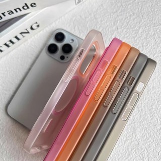Ốp điện thoại chống sốc từ tính mờ 16 Pro Max nhẹ mới tương thích cho iPhone 16 15 14 13 12 11 Pro Max 14Plus 15Plus 16Plus có vỏ cứng chống rơi siêu mỏng từ tính