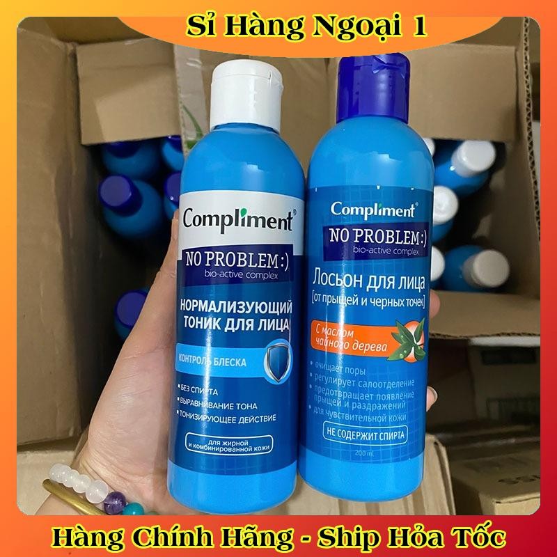 DATE MỚI] Toner Compliment No Problem Salicylic Acid Làm Sạch Da Kiềm Dầu Giảm Mụn 200ml - HÀNG NGA CHÍNH HÃNG