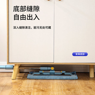 Cây Lau Nhà Phong Cách Mới Lười Hộ Gia Đình Không Tay Thứ Hai Sử Dụng Cây Lau Nhà Phẳng Ướt Khô Kép Kẹp Cây Lau Nhà Nhà Bằng Thép Không Gỉ Gỗ Dán Kẹp Khăn Quần Áo Cũ Flo