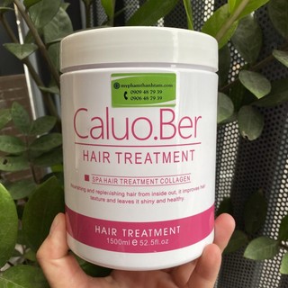 Dầu hấp ủ tóc siêu mượt collagen Caluo.Ber Hair Spa Treatment 1500ml [ TN ]