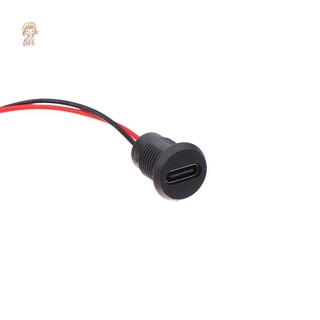 Twe USB-C 2P Ổ cắm sạc dòng điện cao Nut Snap Lock Plate USB Type-C Nữ Loại C Đầu nối nữ chống nước JacK VN