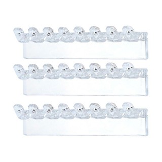 MEGOCE Giá trưng bày trang sức, Nhựa 8 móc Trang sức Móc treo, Móc treo tường Tiết kiệm không gian Trang sức trong suốt Người tổ chức đứng Bông tai Dây chuyền