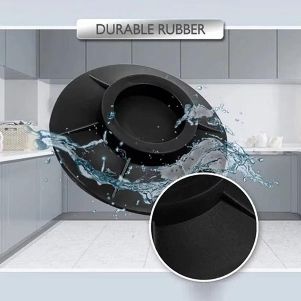 BAMBOOB 4 Miếng đệm chân máy giặt, Máy giặt có độ đàn hồi cao su màu đen Tấm lót chống sốc, Tấm bảo vệ đa năng chống sốc Miếng đệm tắt tiếng