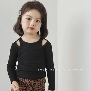 A44-[tomnaukid] Áo dài tay phối 2 lớp dành cho bé gái size từ 9-34Kg