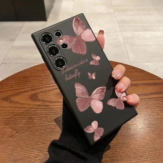 Ốp Điện Thoại Bướm Lãng Mạn Vintage Cho Vivo V30 V29 V27 V25 Pro V29 Lite V29e V27e Ốp Lưng Mềm Chống Sốc Ốp Lưng