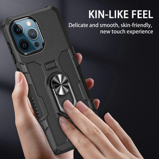 Dành Cho iphone 12 Pro Max / 11 Pro Max Ốp điện thoại PC Cứng Mặt Sau Mềm TPU Edge Bảo Vệ Camera Vòng Giá Đỡ Chân Đế Chống Sốc Mỏng Bao