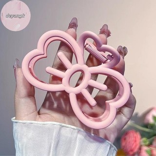 Deyangk Hàn Quốc Dễ Thương Nơ Nhựa Vuốt Kẹp Kẹo Màu Cua Cho Bé Gái Ngọt Vuốt Tóc Phụ Kiện Tóc Cho Nữ VN