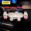 Giá đỡ điện thoại di động ô tô POP MART LABUBU, kẹp thoát khí ô tô, giá đỡ điều hướng điện thoại di động, thiết kế sáng tạo yếu tố hoạt hình dễ thương