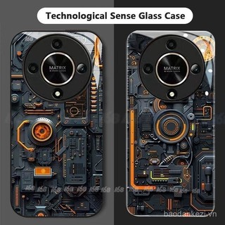 Honor x9b x9a X9C 5g ốp thông minh Honor x7b x8b 200 Pro Ốp chống sốc kèm Camera Ống kính bảo vệ ống kính Ốp điện thoại pcba bảng mạch cho nam sinh viên luby