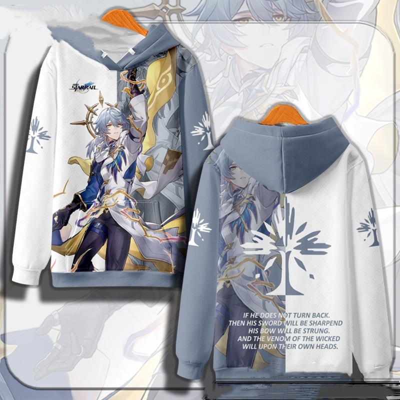 Áo khoác anime YB1 Honkai Star Rail unisex, thiết kế cosplay 3D, phù hợp cả nam và nữ