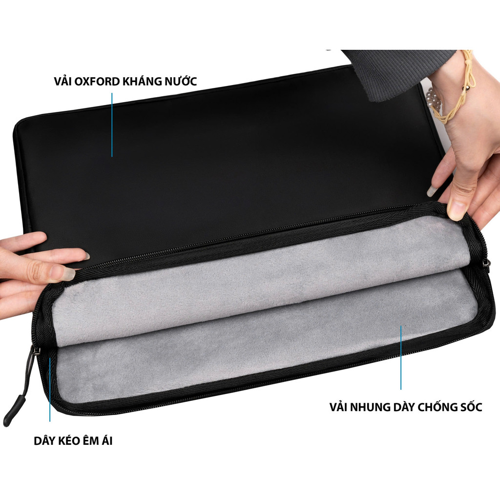 Túi chứa được laptop tải trọng 3-5 kg chống sốc đi học đi làm nhiều màu 77E M1men [HÀNG MỚI VỀ]