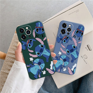 Ốp Điện Thoại TPU Mềm Cho iPhone 16 15 13 14 12 11 Pro Max 7 8 X XR XS Max Ngộ nghĩnh Stitch Hoạt Hình Dễ Thương