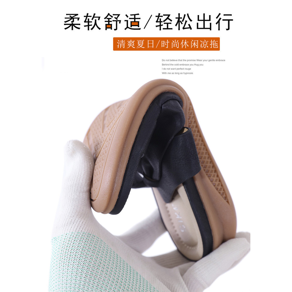 2024 Âu Mỹ Sandal Nữ Nhẹ Kích Thước Lớn Retro Nêm Dép Thoải Mái