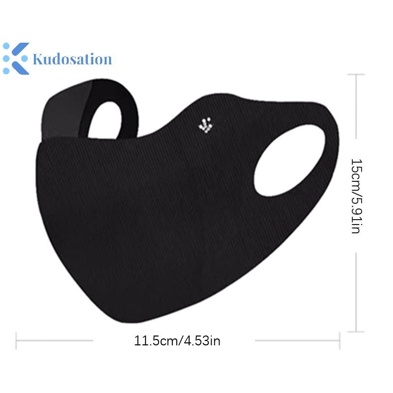 Kudosation UPF50 + Chống tia cực tím Mặt nạ axit Hyaluronic có thể giặt được Chạy bộ ngoài trời Đi xe đạp Thể thao Mặt nạ chống nắng