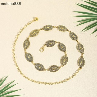 Meisha888 Dây Thắt Lưng Kim Loại Thời Trang Trang Trang Trí Tính Khí Nữ Với Váy Phù Hợp Với Thắt Lưng Thắt Lưng Áo Len Đa Năng Dây Xích Eo
