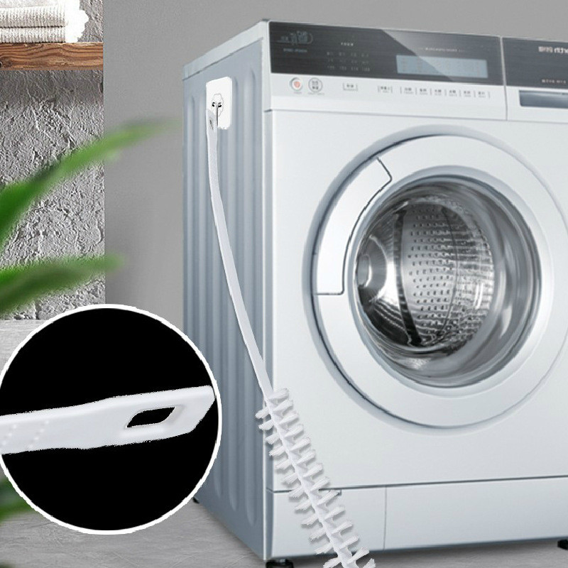 Bàn chải làm sạch đa năng cho máy giặt trống Bàn chải tay cầm dài đặc biệt Làm sạch xi lanh bên trong của máy giặt Dụng cụ máy giặt không tháo rời