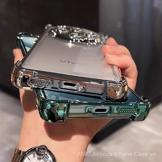Ốp lưng cho Vivo X200 X100 X100S Pro X100Pro X100Ultra X200Pro 5G, silicone TPU mềm, chống sốc, trong suốt, chống rơi, bảo vệ toàn diện, ốp lưng