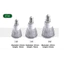 Oimg 85-265V Siêu Sáng GU10 / E27 / E14 24° Bóng đèn LED COB 3W / 5W / 9W Ấm / Trung tính / Trắng / Tricolor
