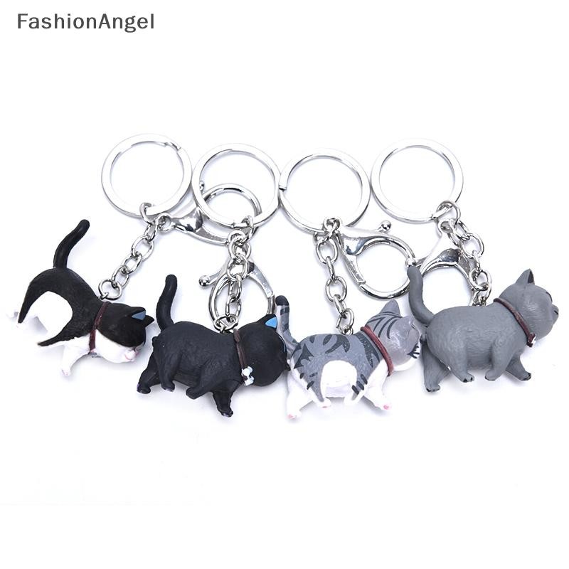 FashionAngel Mới Đáng Yêu Mèo Con Móc Khóa Móc Khóa Túi Xách Mặt Dây Chuyền Trang Trí Trẻ Em Quà Tặng VN